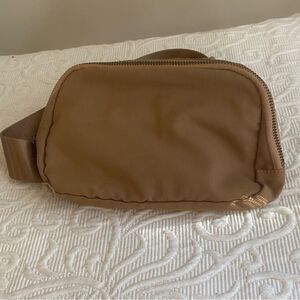EUC Nylon FANNY PACK Waist Pack Cognac